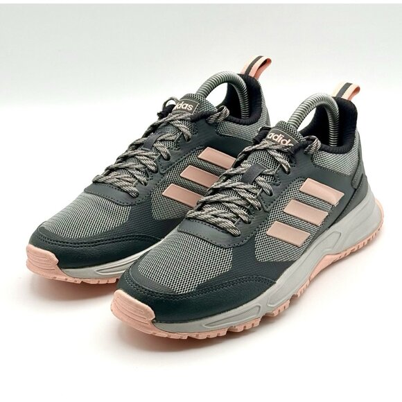 adidas Women's Rockadia Trail 3 Cloadfoam Gray Running Shoes Size 6.5 - Picture 2 of 8